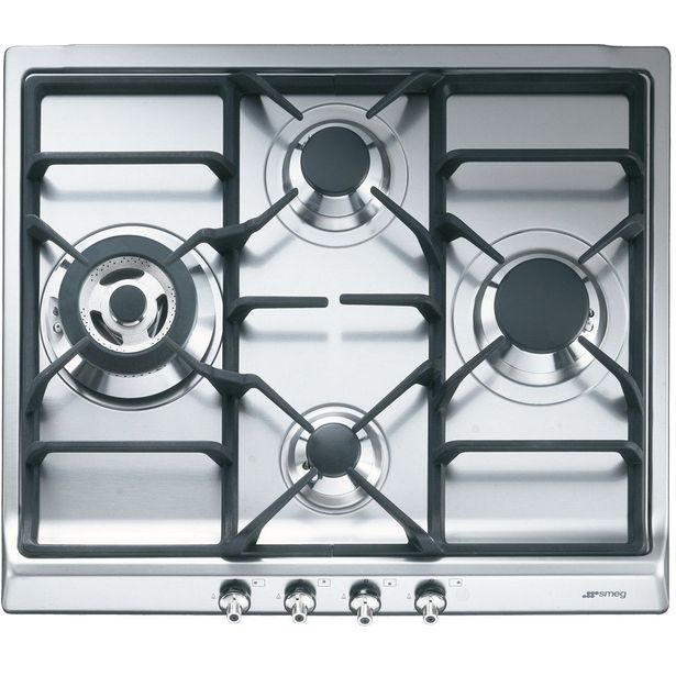 Kaasuliesitaso Smeg SER60SGH3, 60cm, teräs