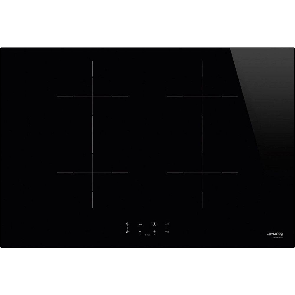 Induktioliesitaso Smeg SIB2741D, 75cm, musta