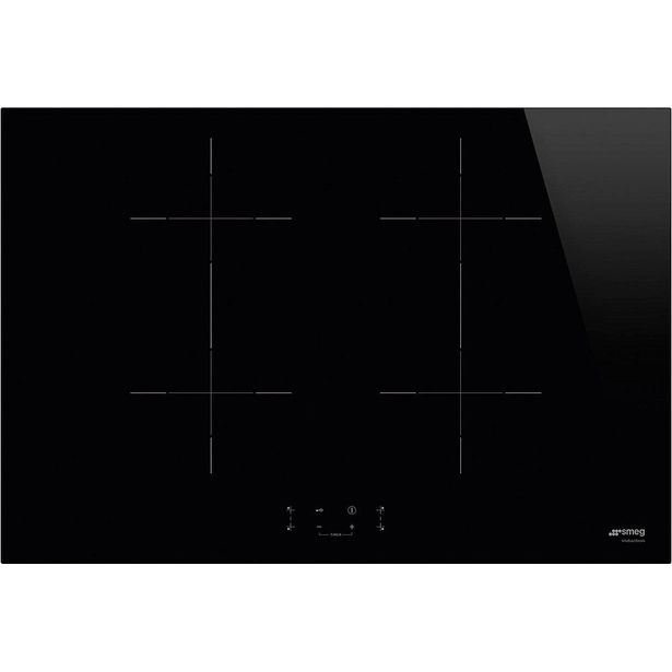 Induktioliesitaso Smeg SIB2741D, 75cm, musta