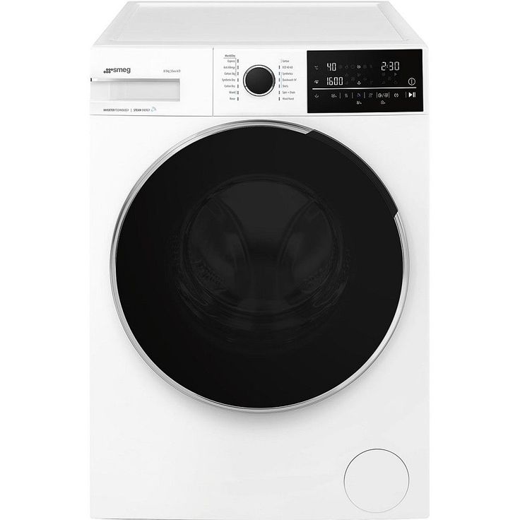 Kuivaava pesukone Smeg WDN854SLDIN, 60cm, 8/5kg, 1400rpm, valkoinen