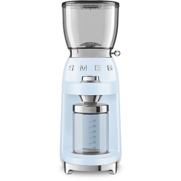 Kahvimylly Smeg CGF11PBEU, sininen
