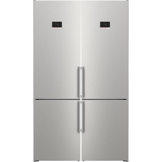 Jääkaappipakastin Bosch KGN39AIBT x 2, 60cm, 726l, teräs