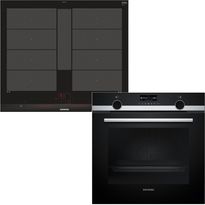 Erillisuuni ja induktioliesitaso Siemens HB579GBR3 EX675LYV1E, teräs