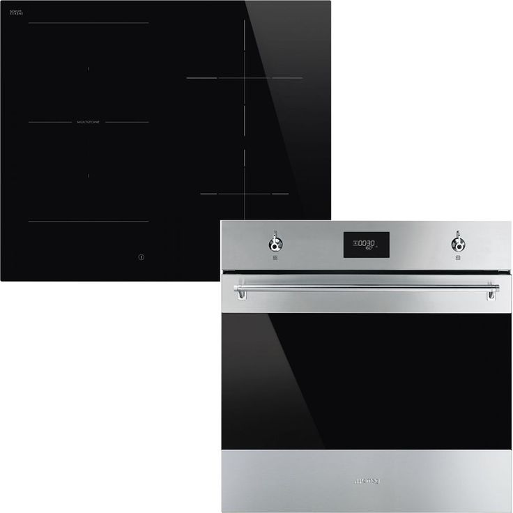 Erillisuuni ja induktioliesitaso Smeg SF6301TVX SI1M4644D, 119.7cm, teräs
