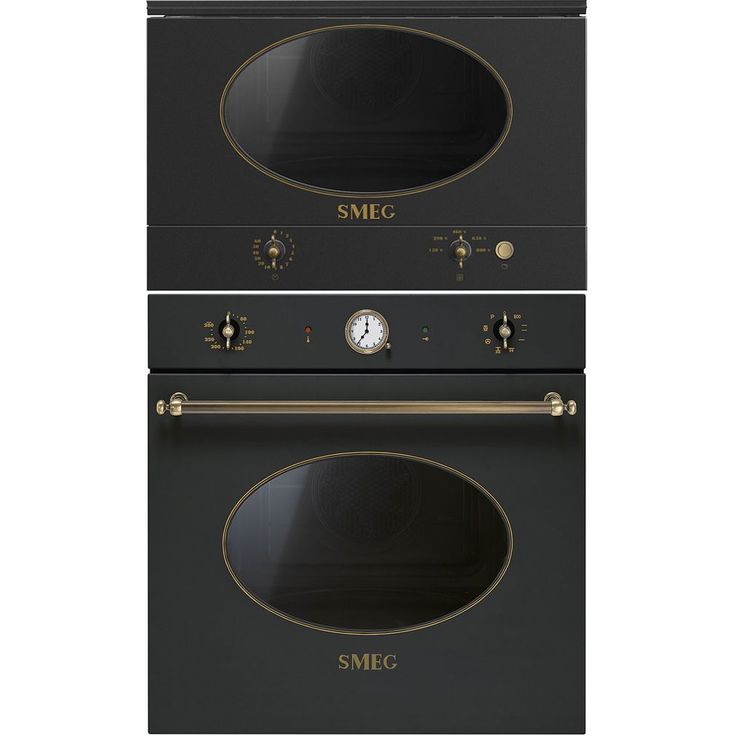 Uuni ja mikroaaltouuni Smeg SFP805AO-MP822NAO, 119.2cm, antrasiitti