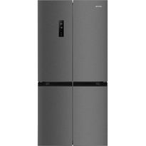 Jääkaappipakastin Smeg FQI48KD French Door, teräs, 84cm, 488l