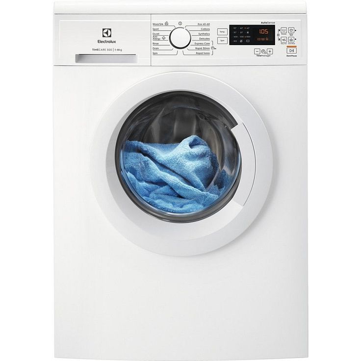 Edestä täytettävä pesukone Electrolux EW2F3068R8, 60cm, 8kg, 1600rpm, valkoinen