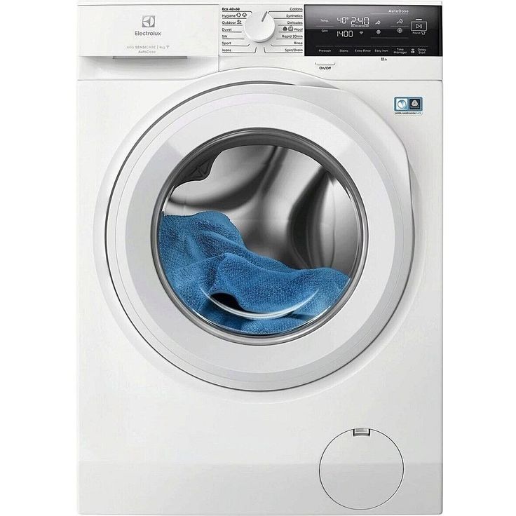 Edestä täytettävä pesukone Electrolux EFI631O94Q, 60cm, 9kg, 1400rpm, valkoinen