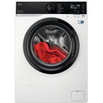 Edestä täytettävä pesukone AEG LSR626O74O, 60cm, 7kg, 1400rpm, valkoinen
