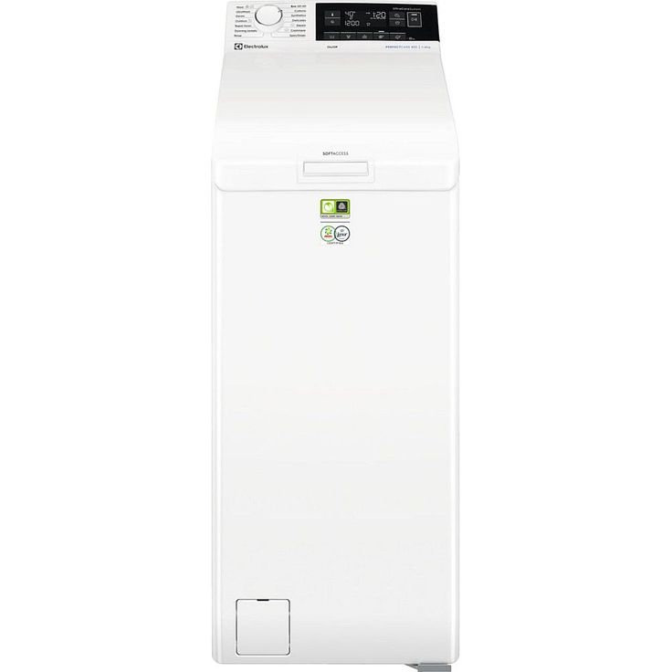 Päältä täytettävä pyykinpesukone Electrolux EW8T663G1G, 40cm, 6kg, 1300rpm, valkoinen