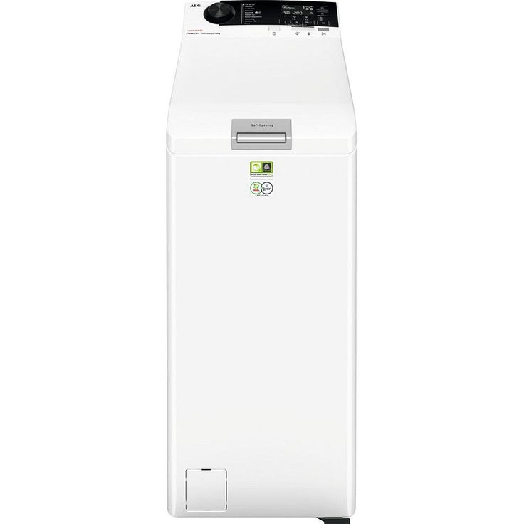 Päältä täytettävä pesukone AEG LTR8A631E1, 40cm, 6kg, 1300rpm, valkoinen