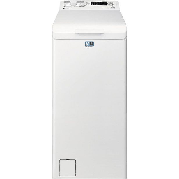 Päältä täytettävä pyykinpesukone Electrolux EW6T272P5P, 39.7cm, 7kg, 1200rpm, valkoinen