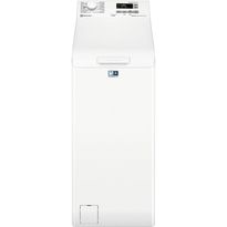 Päältä täytettävä pyykinpesukone Electrolux EW6T462O4O, 39.7cm, 6kg, 1200rpm, valkoinen