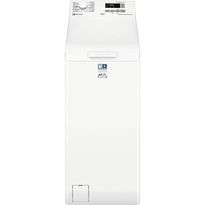 Päältä täytettävä pyykinpesukone Electrolux EW6T472L2L, 40cm, 7kg, 1200rpm, valkoinen