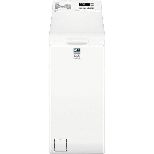 Päältä täytettävä pyykinpesukone Electrolux EW6T472L2L, 40cm, 7kg, 1200rpm, valkoinen
