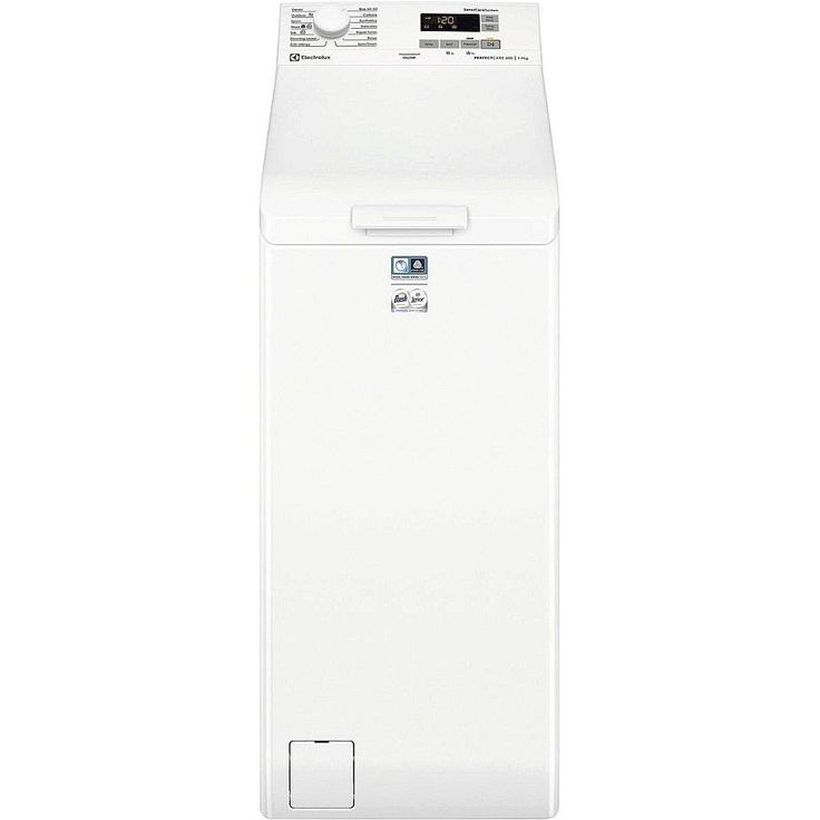 Päältä täytettävä pyykinpesukone Electrolux EW6T472L2L, 40cm, 7kg, 1200rpm, valkoinen