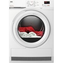 Lämpöpumppukuivausrumpu AEG TR702G84G, 60cm, 8kg, valkoinen