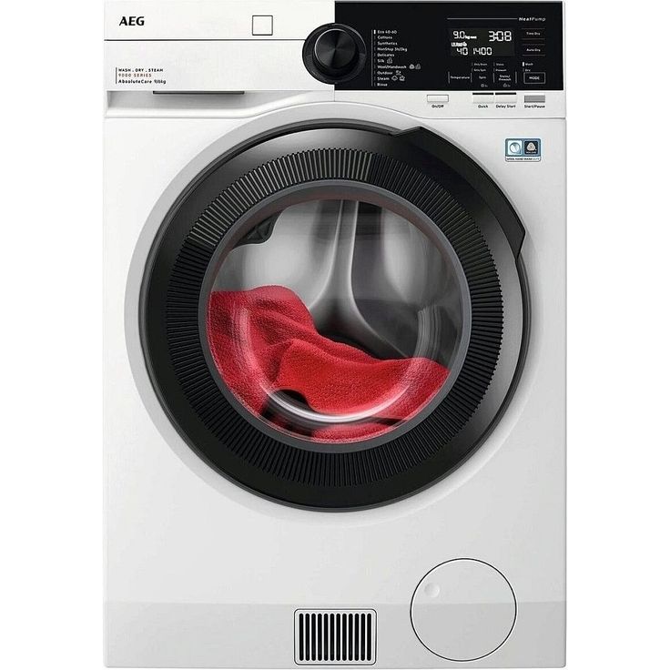 Kuivaava pesukone AEG LWR954P16H, 59.7cm, 9/6kg, 1400rpm, valkoinen