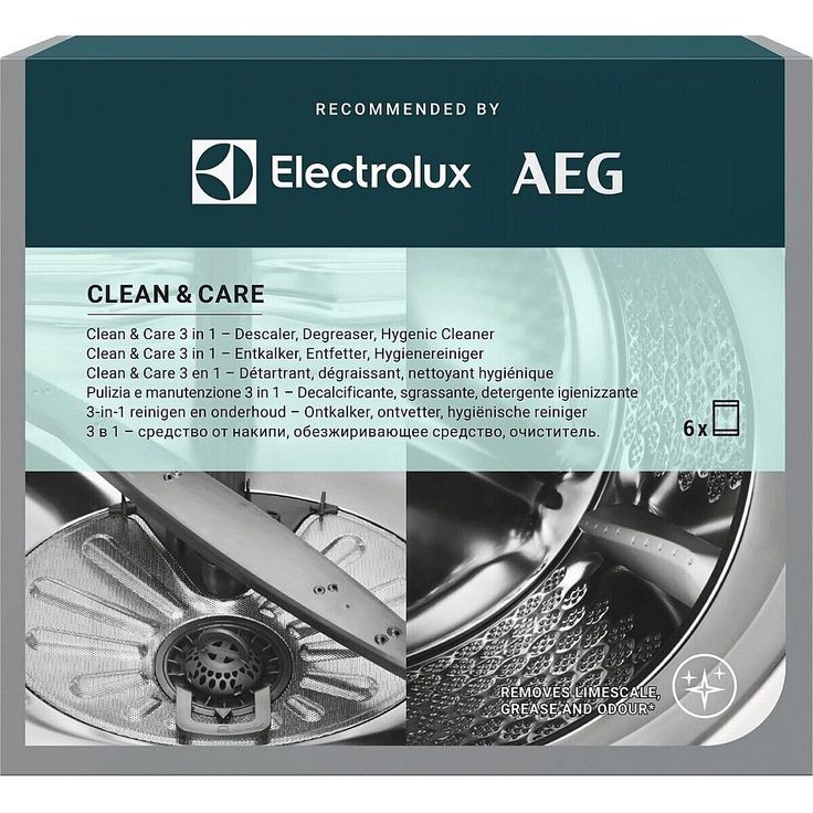 Puhdistusaine pyykin- ja astianpesukoneelle Electrolux M2GCP601 3 in 1