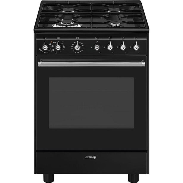 Kaasuliesi Smeg CX61GMBL, musta, 60cm