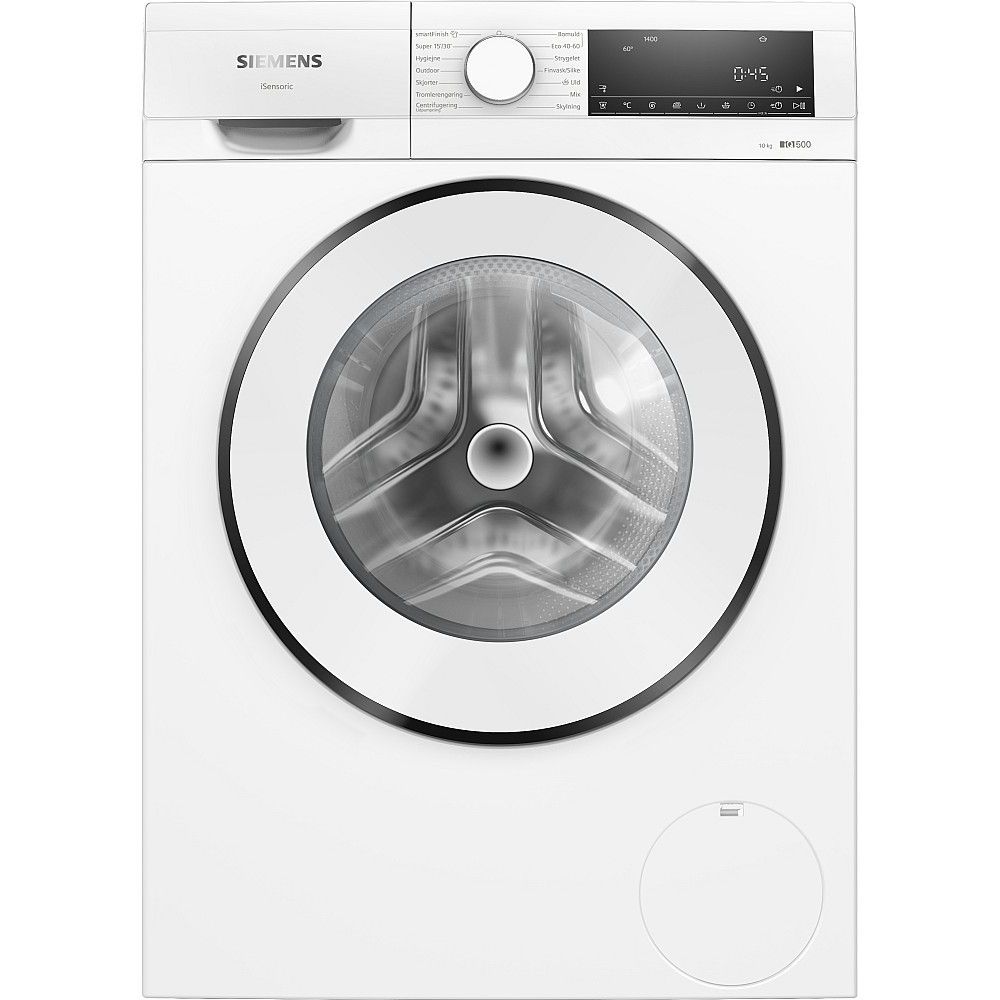 Edestä täytettävä pesukone Siemens WG54G2ZMDN iQ500, 60cm, 9kg, 1400rpm, valkoinen
