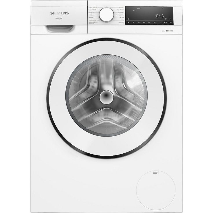 Edestä täytettävä pesukone Siemens WG54G2ZMDN iQ500, 60cm, 9kg, 1400rpm, valkoinen