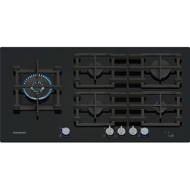 Kaasuliesitaso Siemens ER9A6SH40, 91.5cm, musta