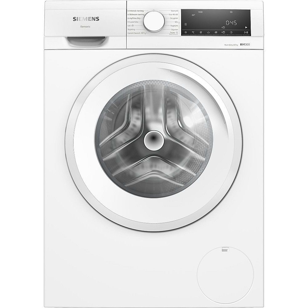 Kuivaava pesukone Siemens WN34A1L0DN, 59.8cm, 8/5kg, 1400rpm, valkoinen