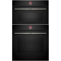 Uuni ja mikroaaltouuni Bosch HBG7221B1-CMG7241B1, musta