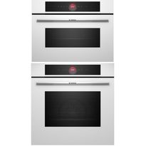 Uuni ja mikroaaltouuni Bosch HBG7721W1S-CMG7241W1, Serie 8, valkoinen