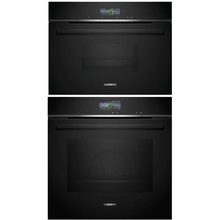 Uuni ja höyryuuni Siemens HB776G3B2S-CD714GXB1, iQ700, 118.8cm, musta