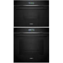 Uuni ja höyryuuni Siemens HR736G1B1-CD714GXB1, musta