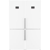 Jääkaappipakastin Bosch 2 kpl KGN367WCT Serie 4, 60cm, 321l, valkoinen
