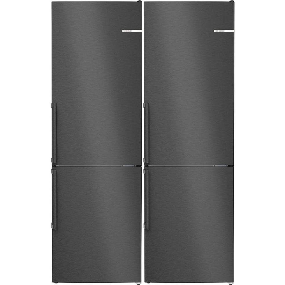 Jääkaappipakastin Bosch 2 kpl KGN36VXCT Serie 4, 60cm, 321l, teräs