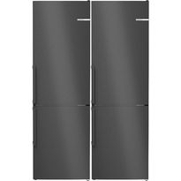 Jääkaappipakastin Bosch 2 kpl KGN36VXCT Serie 4, 60cm, 321l, teräs