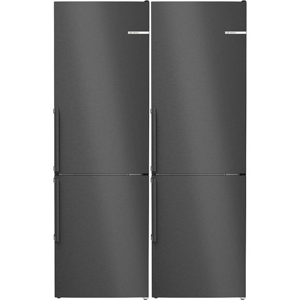 Jääkaappipakastin Bosch 2 kpl KGN36VXCT Serie 4, 60cm, 321l, teräs