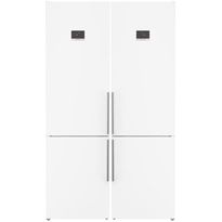 Jääkaappipakastin Bosch 2 kpl KGN397WCT Serie 4, 60cm, 363l, valkoinen