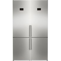 Jääkaappipakastin Bosch 2 kpl KGN397ICT Serie 4, 60cm, 363l, teräs