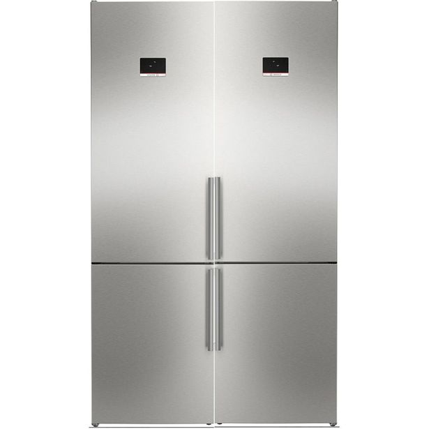 Jääkaappipakastin Bosch 2 kpl KGN397ICT Serie 4, 60cm, 363l, teräs