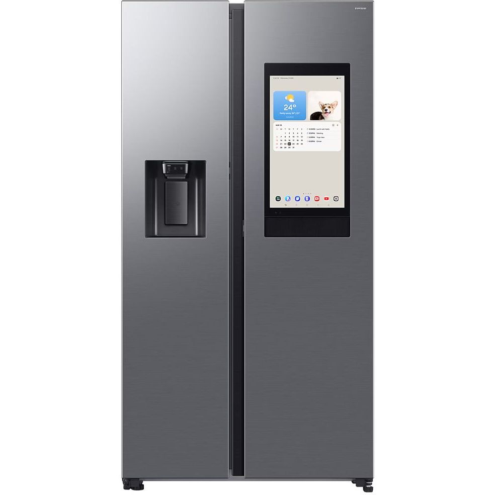 Jääkaappipakastin Samsung RS90F66BETEF Side by Side, 91.2cm, 614l, teräs