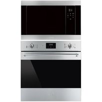 Uuni ja mikroaaltouuni Smeg SF6300TVX-FMI320X2, teräs