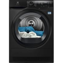 Lämpöpumppukuivausrumpu Electrolux EDI742R95G, 60cm, 9kg, musta