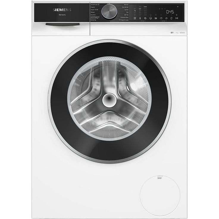 Edestä täytettävä pyykinpesukone Siemens iQ500 WG64K2ZLSN, 11kg, valkoinen