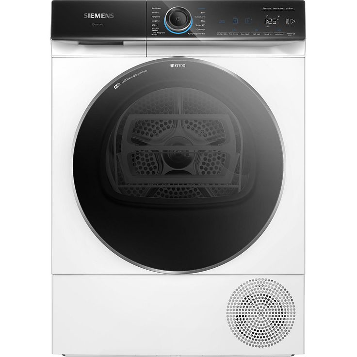 Kuivausrumpu Siemens iQ700 WQ46B2DPDN, 9kg, lämpöpumppu, valkoinen