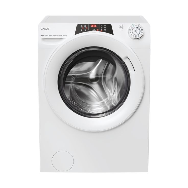 Edestä täytettävä pyykinpesukone Candy RO 1484DWMT/1-S, 1400rpm, 8kg, valkoinen