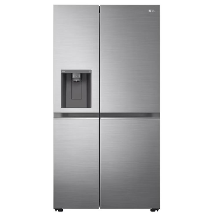 Jääkaappipakastin Lg GSLV71PZTD Vierekkäin, 91.3cm, 635 l, teräs