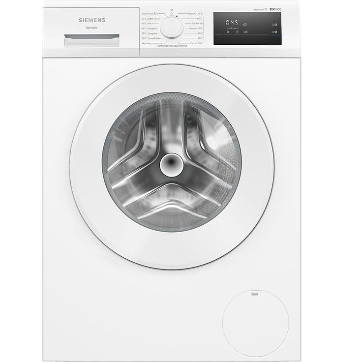 Edestä täytettävä pyykinpesukone Siemens iQ300 WM14N08LDN, 1400rpm, 8kg, valkoinen