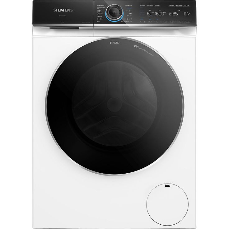 Edestä täytettävä pyykinpesukone Siemens iQ700 WG66B2ALDN, 1600rpm, 11kg, valkoinen
