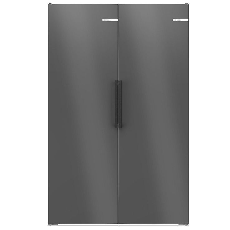 Jääkaappi ja pakastin Bosch KSN36VCCG-GSN36VCCG, 119cm, 402/334 l, harmaa