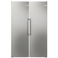 Jääkaappi ja pakastin Bosch KSN36AICM-GSN36AICM, 119cm, 402/334 l, teräs